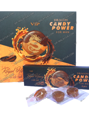 Candy Power Dragon for men, 60 Candies