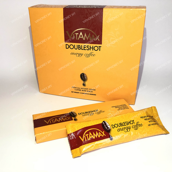VITAMAX DOUBLESHOT MACA energy coffee for him 10x20 g